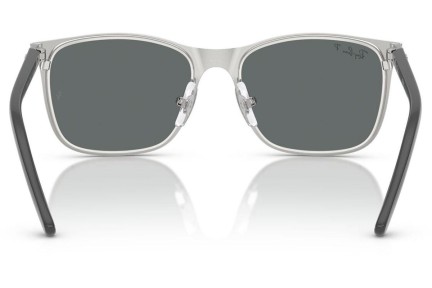 Okulary przeciwsłoneczne Ray-Ban Junior RJ9551S 295/81 Polarized Kwadratowe Czarne