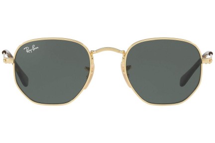 Okulary przeciwsłoneczne Ray-Ban Junior Hexagonal Junior RJ9541SN 223/71 Kwadratowe Złote