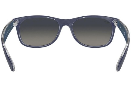 Okulary przeciwsłoneczne Ray-Ban New Wayfarer Color Mix RB2132 605371 Kwadratowe Niebieskie