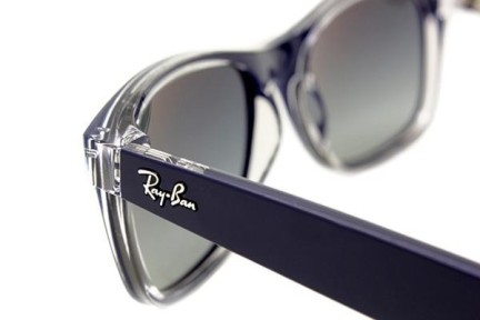 Okulary przeciwsłoneczne Ray-Ban New Wayfarer Color Mix RB2132 605371 Kwadratowe Niebieskie