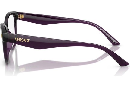 Okulary korekcyjne Versace VE3365U 5263 Kocie oczy Fioletowe