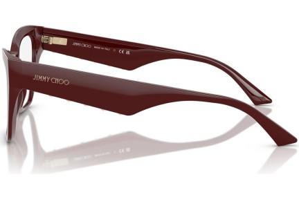 Okulary korekcyjne Jimmy Choo JC3021H 5057 Kocie oczy Czerwone