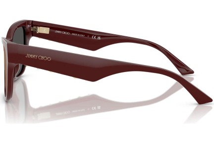 Okulary przeciwsłoneczne Jimmy Choo JC5024HU 505787 Kocie oczy Czerwone