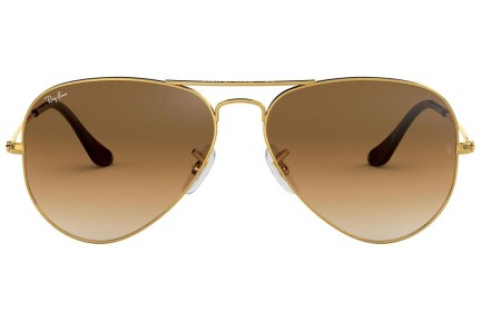 Okulary przeciwsłoneczne Ray-Ban Aviator Gradient RB3025 001/51 Pilotki (Aviator) Złote