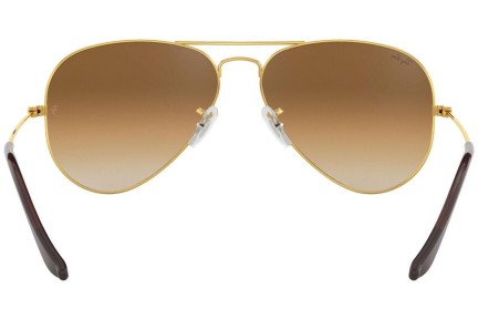 Okulary przeciwsłoneczne Ray-Ban Aviator Gradient RB3025 001/51 Pilotki (Aviator) Złote