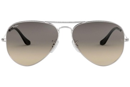 Okulary przeciwsłoneczne Ray-Ban Aviator Gradient RB3025 003/32 Pilotki (Aviator) Srebrne