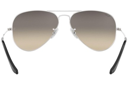 Okulary przeciwsłoneczne Ray-Ban Aviator Gradient RB3025 003/32 Pilotki (Aviator) Srebrne