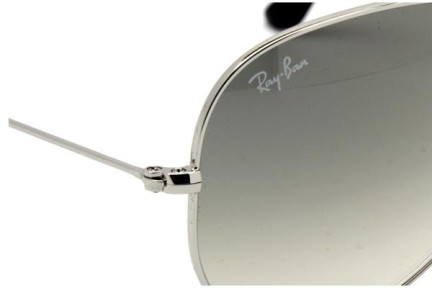 Okulary przeciwsłoneczne Ray-Ban Aviator Gradient RB3025 003/32 Pilotki (Aviator) Srebrne