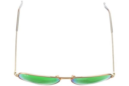 Okulary przeciwsłoneczne Ray-Ban Aviator Flash Lenses RB3025 112/19 Pilotki (Aviator) Złote