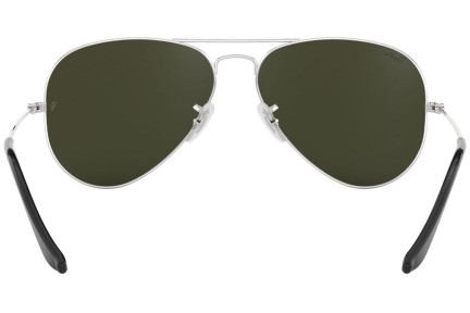 Okulary przeciwsłoneczne Ray-Ban Aviator Mirror RB3025 W3277 Pilotki (Aviator) Srebrne