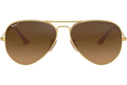 Okulary przeciwsłoneczne Ray-Ban Aviator RB3025 112/M2 Polarized Pilotki (Aviator) Złote