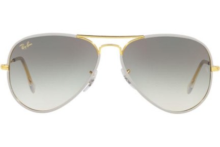 Okulary przeciwsłoneczne Ray-Ban Aviator Full Color RB3025JM 919632 Pilotki (Aviator) Złote