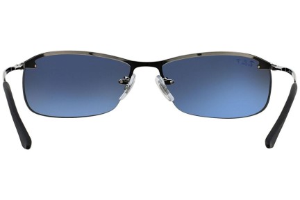 Okulary przeciwsłoneczne Ray-Ban RB3183 004/82 Polarized Prostokątne Srebrne