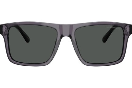 Okulary przeciwsłoneczne Emporio Armani EA4232 610687 Kwadratowe Szare