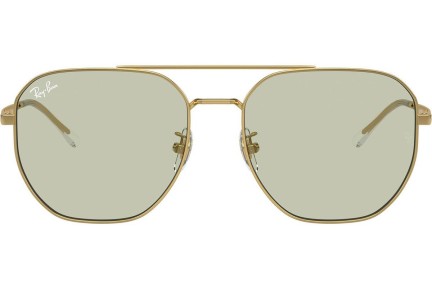 Okulary przeciwsłoneczne Ray-Ban RB3724D 001/2 Prostokątne Złote