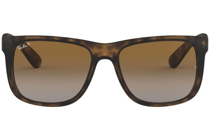 Okulary przeciwsłoneczne Ray-Ban Justin Classic Havana Collection RB4165 865/T5 Polarized Kwadratowe Havana