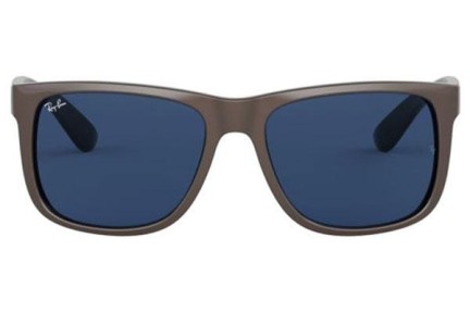 Okulary przeciwsłoneczne Ray-Ban Justin RB4165 647080 Kwadratowe Brązowe