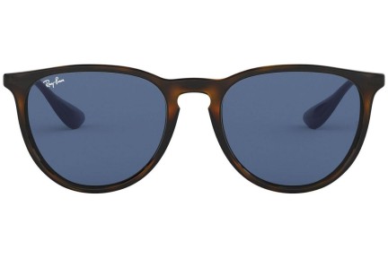 Okulary przeciwsłoneczne Ray-Ban Erika Color Mix RB4171 639080 Okrągłe Havana