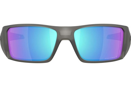 Okulary przeciwsłoneczne Oakley Heliostat OO9231 923124 Polarized Prostokątne Szare