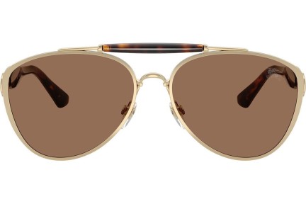 Okulary przeciwsłoneczne Burberry BE3160 110973 Pilotki (Aviator) Złote