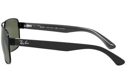 Okulary przeciwsłoneczne Ray-Ban RB3530 002/9A Polarized Prostokątne Czarne