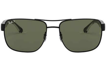 Okulary przeciwsłoneczne Ray-Ban RB3530 002/9A Polarized Prostokątne Czarne