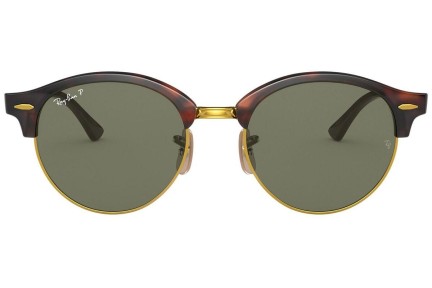 Okulary przeciwsłoneczne Ray-Ban Clubround Flash Lenses RB4246 990/58 Polarized Okrągłe Czerwone