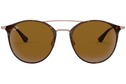 Okulary przeciwsłoneczne Ray-Ban RB3546 9074 Okrągłe Havana