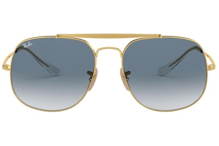 Okulary przeciwsłoneczne Ray-Ban The General RB3561 001/3F Pilotki (Aviator) Złote