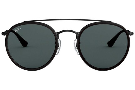 Okulary przeciwsłoneczne Ray-Ban Round Double Bridge RB3647N 002/R5 Okrągłe Czarne