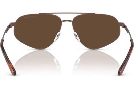 Okulary przeciwsłoneczne Emporio Armani EA2156 300673 Pilotki (Aviator) Brązowe