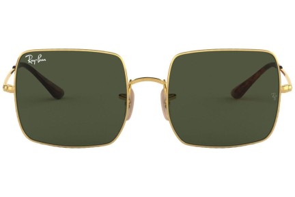 Okulary przeciwsłoneczne Ray-Ban Square Classic RB1971 914731 Kwadratowe Złote