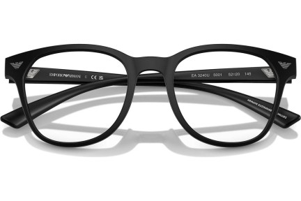 Okulary korekcyjne Emporio Armani EA3240U 5001 Owalne Czarne