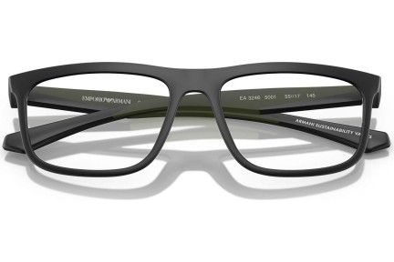 Okulary korekcyjne Emporio Armani EA3246 5001 Kwadratowe Czarne