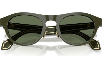 Okulary przeciwsłoneczne Giorgio Armani AR8225 61932A Kocie oczy Zielone