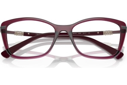 Okulary korekcyjne Vogue Eyewear VO5487B 2989 Kocie oczy Czerwone