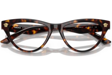 Okulary korekcyjne Versace VE3364U 108 Kocie oczy Havana