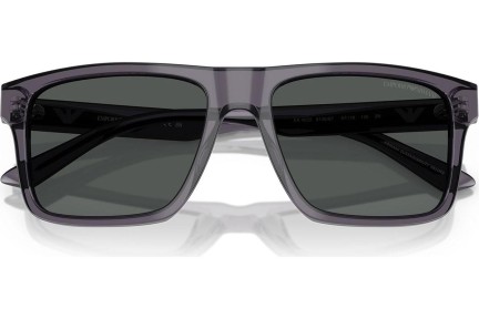 Okulary przeciwsłoneczne Emporio Armani EA4232 610687 Kwadratowe Szare