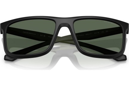 Okulary przeciwsłoneczne Emporio Armani EA4234U 500171 Kwadratowe Czarne