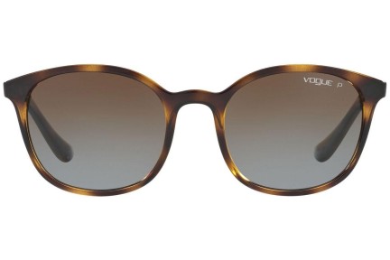 Okulary przeciwsłoneczne Vogue Eyewear Light and Shine Collection VO5051S W656T5 Polarized Kwadratowe Havana