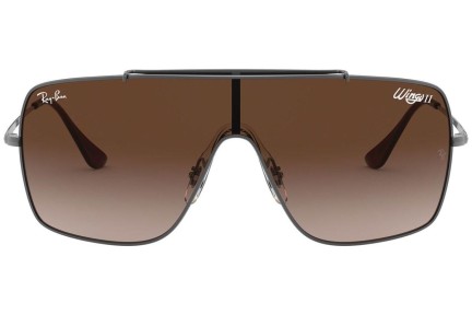 Okulary przeciwsłoneczne Ray-Ban Wings II RB3697 004/13 Pojedyncze | Shield Szare