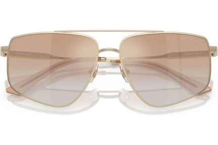 Okulary przeciwsłoneczne Jimmy Choo JC4011 30060G Pilotki (Aviator) Złote