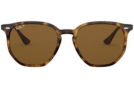 Okulary przeciwsłoneczne Ray-Ban RB4306 710/83 Polarized Kwadratowe Havana