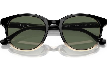 Okulary przeciwsłoneczne Vogue Eyewear VO5494SI 303971 Kwadratowe Czarne