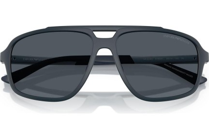 Okulary przeciwsłoneczne Emporio Armani EA4236U 618987 Kwadratowe Niebieskie