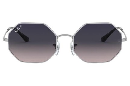 Okulary przeciwsłoneczne Ray-Ban Octagon RB1972 914978 Polarized Nieregularny Srebrne