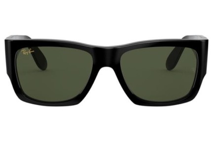 Okulary przeciwsłoneczne Ray-Ban Wayfarer Nomad RB2187 901/31 Kwadratowe Czarne