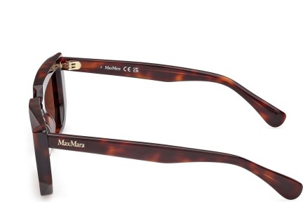 Okulary przeciwsłoneczne Max Mara MM0126 52E Kocie oczy Havana