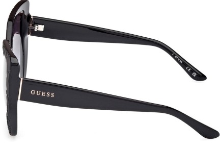 Okulary przeciwsłoneczne Guess GU00153 02B Kocie oczy Czarne