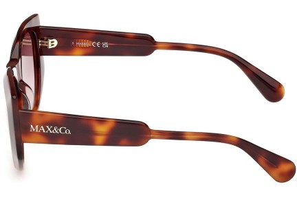 Okulary przeciwsłoneczne Max&Co. MO0116 52F Kocie oczy Havana